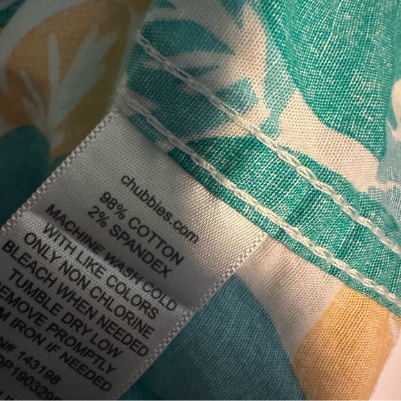 Chubbies button down tropical print shirt - Picture 4 of 6